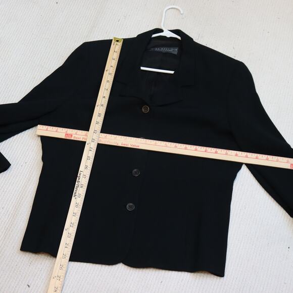 Alex Garfield Garfield & Marks Navy Blue Blazer Jacket Sz M Career Wear - Picture 3 of 4